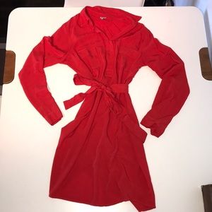 Splendid Red Wrap Dress
